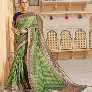 Green Silk  Saree