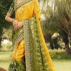 Gaji Silk Designer Wedding Saree