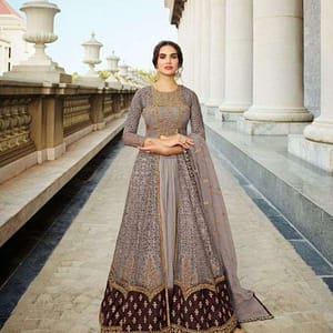 Embellished Anarkali Net Suit