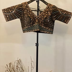 Designer Silk  Blouse Embellished