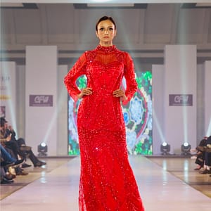 Z by Rehan Exquisite Red Gown