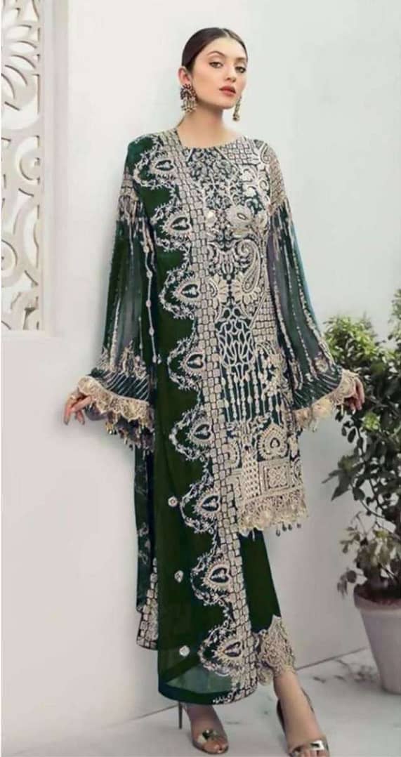 Georgette Heavy Embroidery Suit