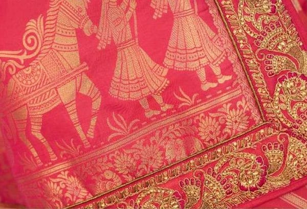 Banarasi Silk Saree Wedding Exquisite
